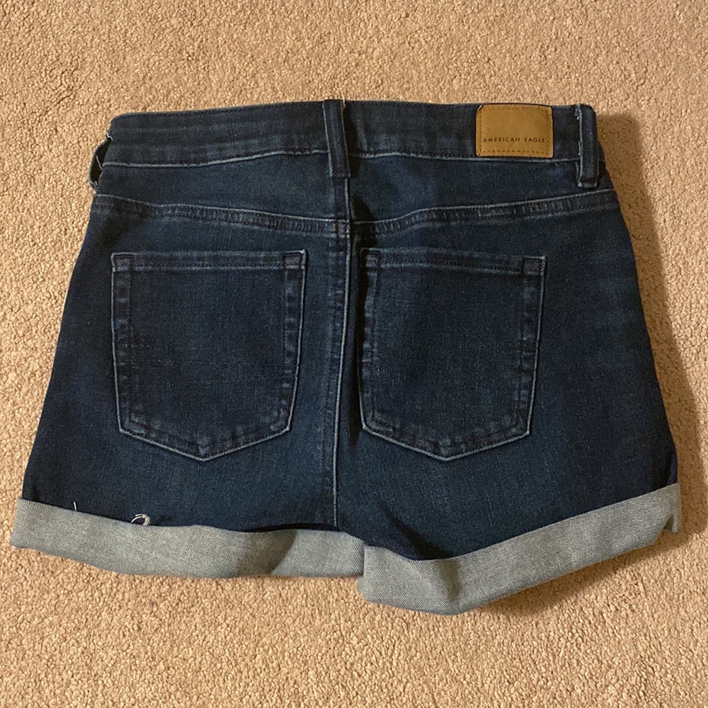 Never worn short American Eagle jean shorts. - Picture 2 of 2
